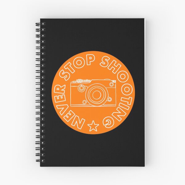 Item preview, Never Stop Shooting - Camera - Orange designed and sold by MOREDANKMEMES.