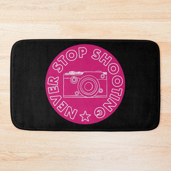 Item preview, Never Stop Shooting - Camera - Magenta designed and sold by MOREDANKMEMES.