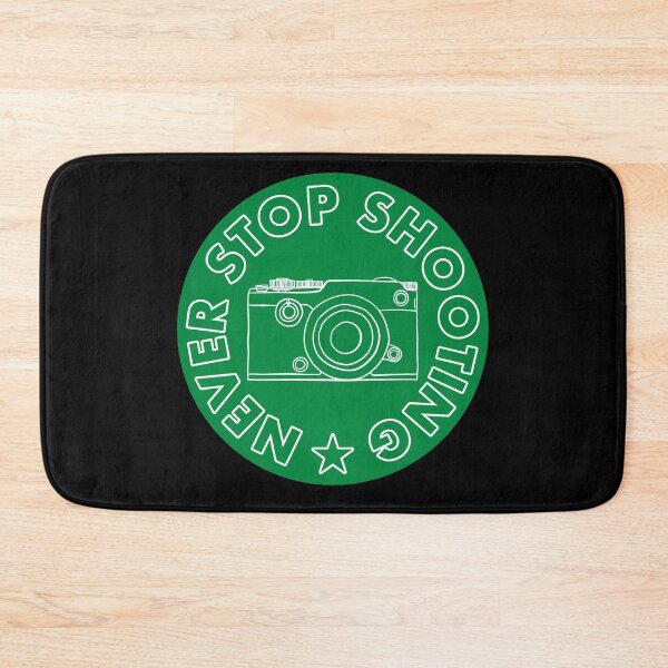 Item preview, Never Stop Shooting - Camera - Green designed and sold by MOREDANKMEMES.