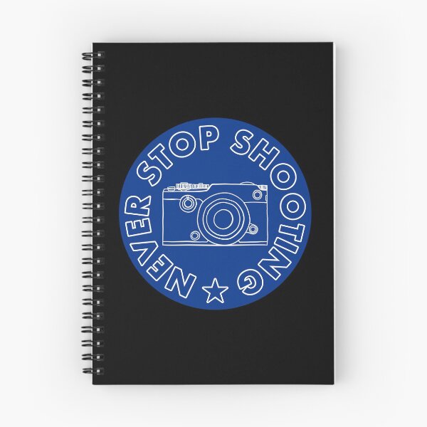 Item preview, Never Stop Shooting - Camera - Blue designed and sold by MOREDANKMEMES.