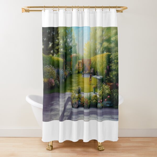 Looking Back Shower Curtain