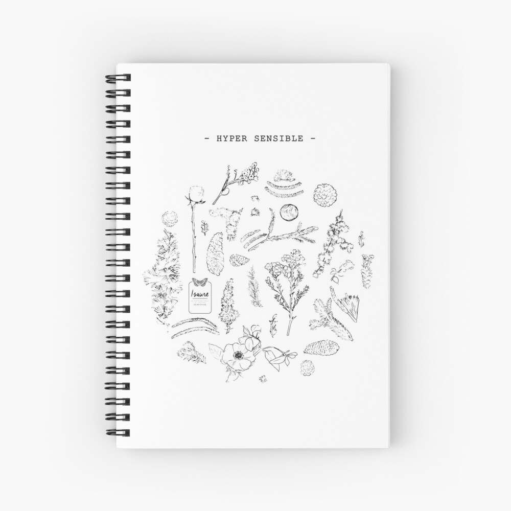 Aperçu de l'œuvre Cahier à spirale créée et vendue par IsaureEcartfixe.