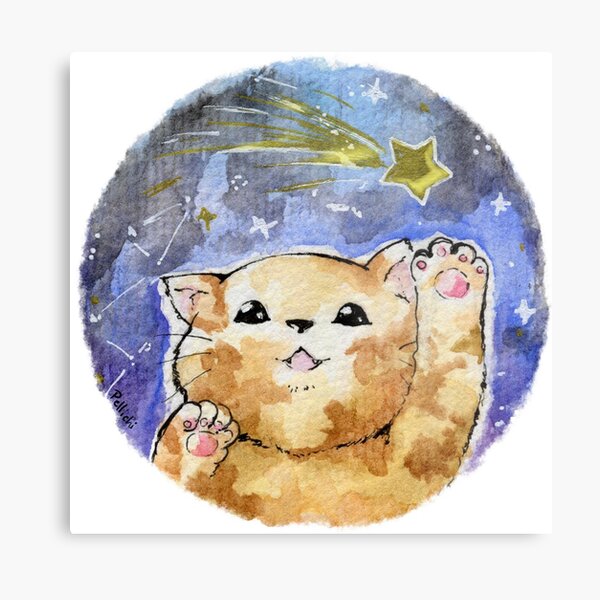 Starcat Metal Print