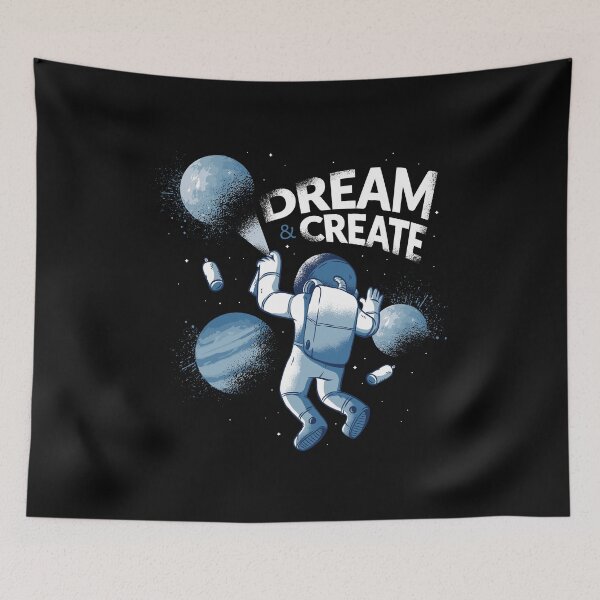 Item preview, Astronaut Graffiti Sprayer designed and sold by DerSenat.