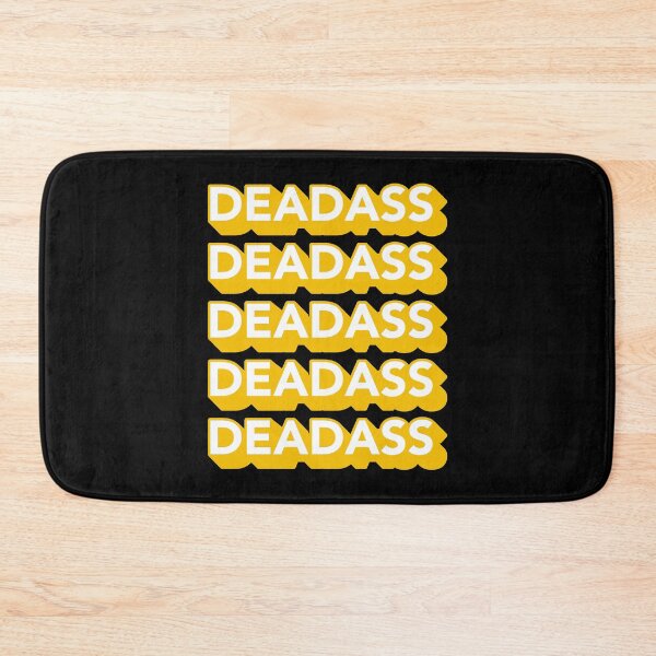 Item preview, Deadass Typography - Yellow designed and sold by MOREDANKMEMES.