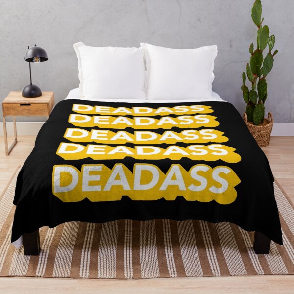Item preview, Deadass Typography - Yellow designed and sold by MOREDANKMEMES.
