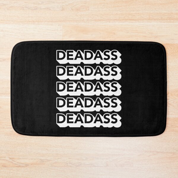Item preview, Deadass Typography - White designed and sold by MOREDANKMEMES.