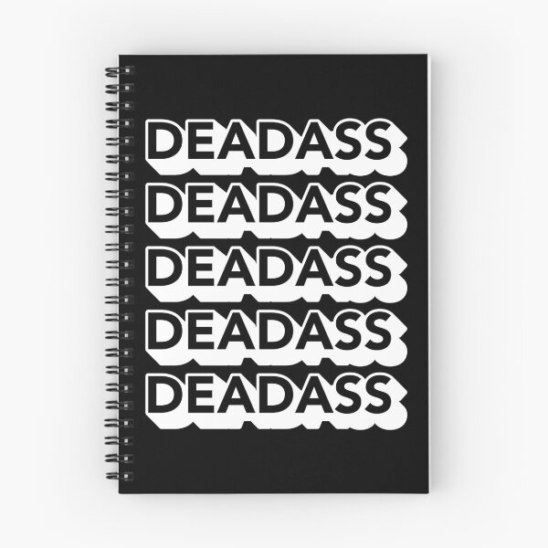 Item preview, Deadass Typography - White designed and sold by MOREDANKMEMES.