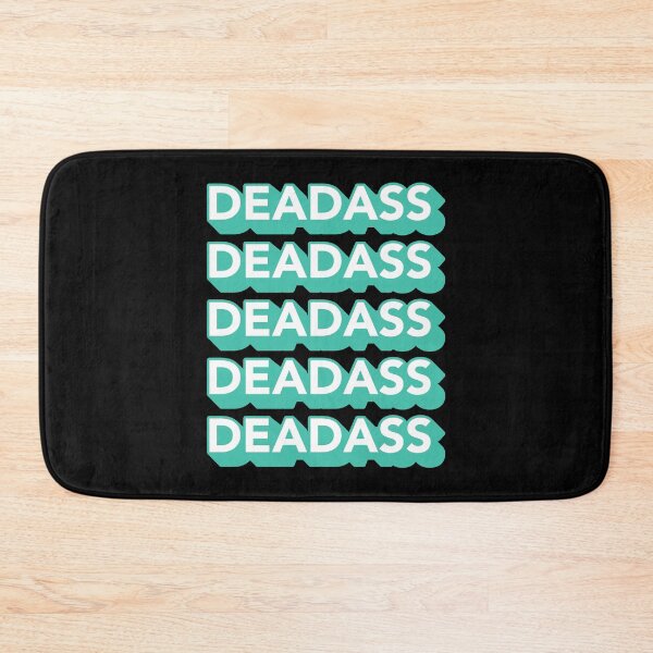 Item preview, Deadass Typography - Teal designed and sold by MOREDANKMEMES.