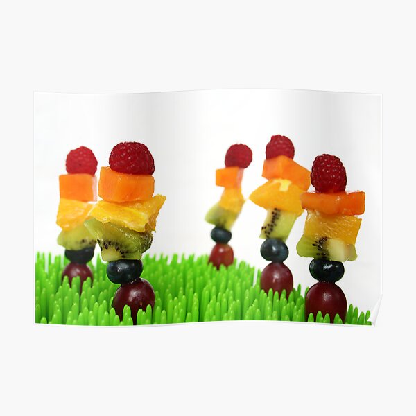 Fruity rainbow garden Poster