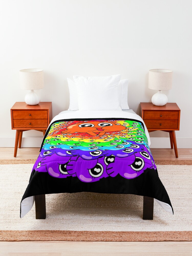 Alternate view of Psychedelic Darwin Watterson Comforter
