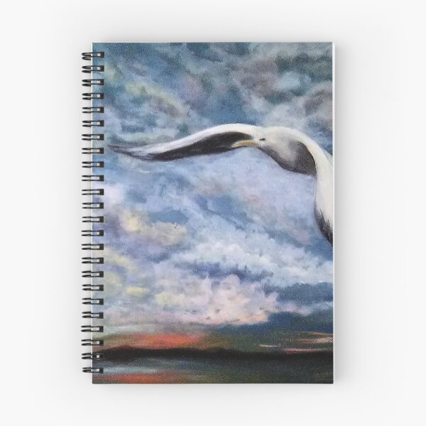 Item preview, JLS in Flight (Jonathan Livingston Seagull reference), original is acrylic on 18x24" canvas. designed and sold by Diana Robbins.