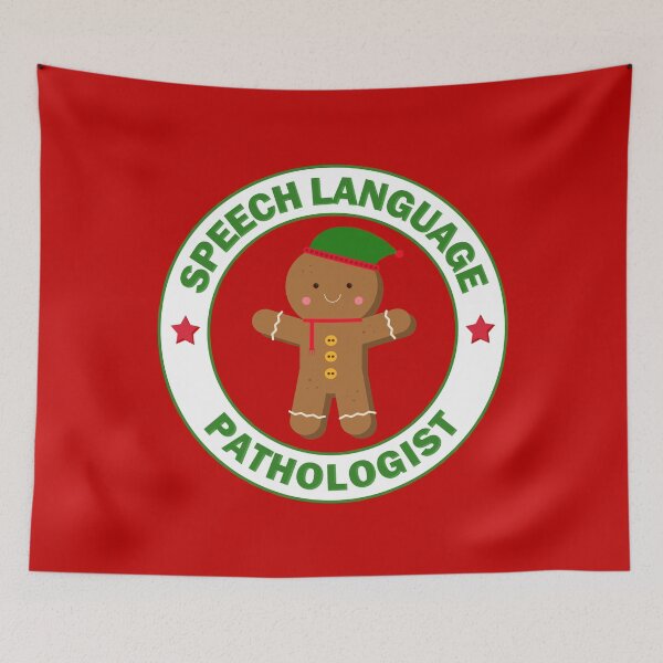 Item preview, Speech language pathologist Christmas SLP therapy SpEd teacher gift designed and sold by IslandLakeTree.