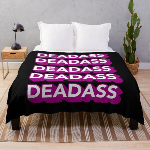 Item preview, Deadass Typography - Purple designed and sold by MOREDANKMEMES.