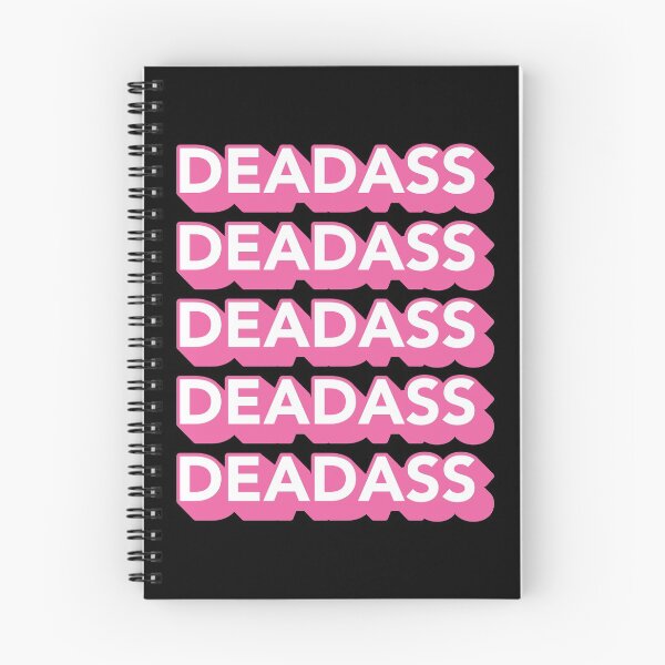 Item preview, Deadass Typography - Pink designed and sold by MOREDANKMEMES.