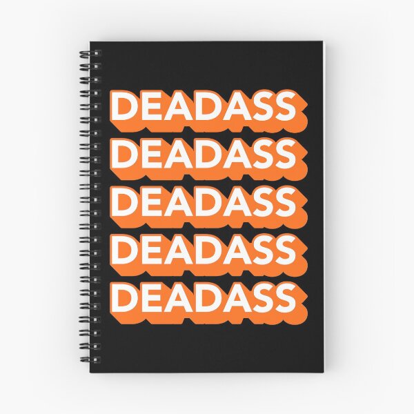 Item preview, Deadass Typography - Orange designed and sold by MOREDANKMEMES.
