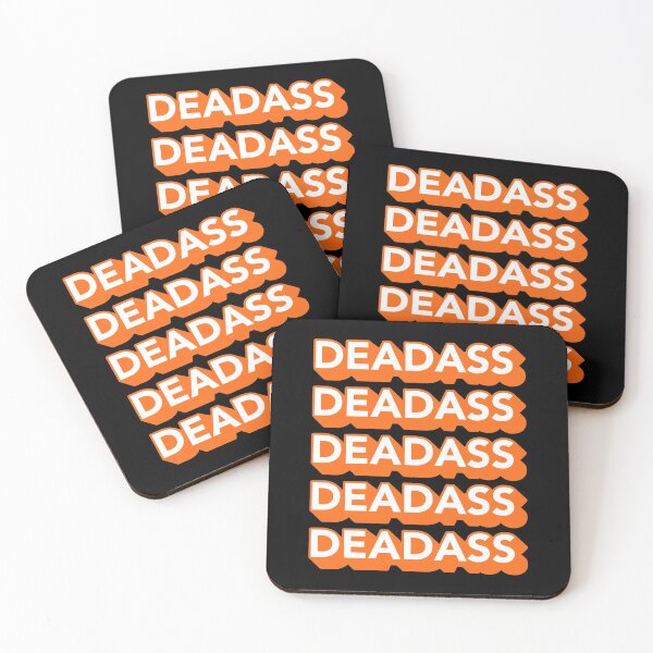 Item preview, Deadass Typography - Orange designed and sold by MOREDANKMEMES.