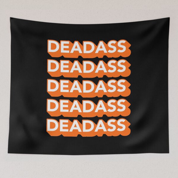 Item preview, Deadass Typography - Orange designed and sold by MOREDANKMEMES.