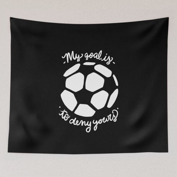 Item preview, My goal is to deny yours funny goalie designs designed and sold by FrictionMaxxing.
