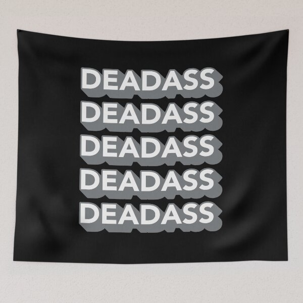 Item preview, Deadass Typography - Grey designed and sold by MOREDANKMEMES.