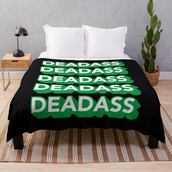 Item preview, Deadass Typography - Green designed and sold by MOREDANKMEMES.