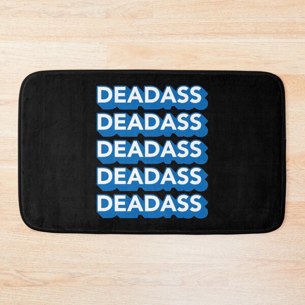 Item preview, Deadass Typography - Blue designed and sold by MOREDANKMEMES.
