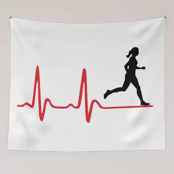 Item preview, Kopie von Running, Runner and Heartbeat designed and sold by claudiasartwork.