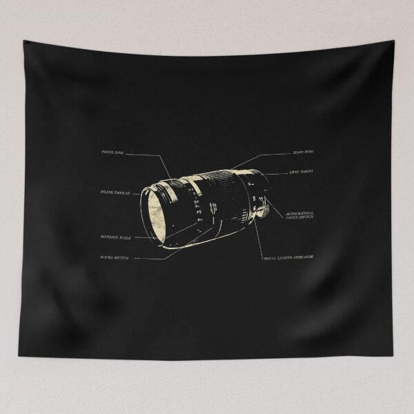 Item preview, Vintage Photographer DSLR Camera Lens Anatomy Analog Film design designed and sold by A-Fashion.