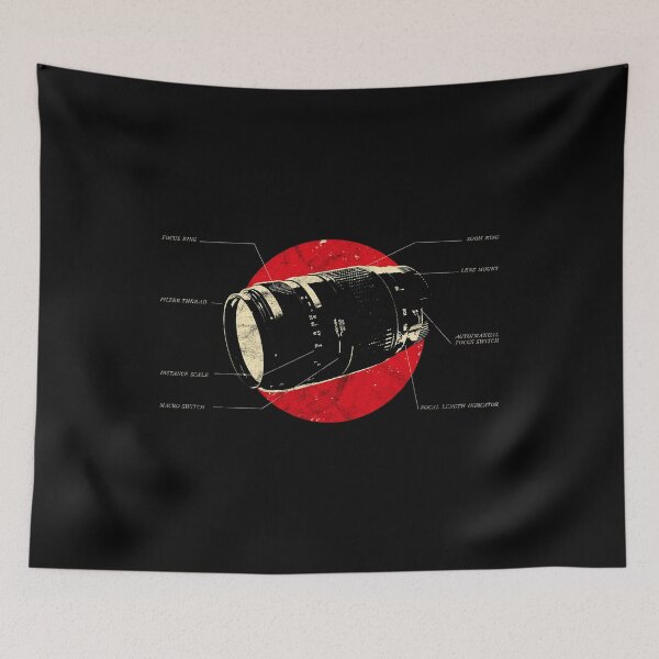 Item preview, Vintage Photographer DSLR Camera Lens Anatomy Analog Macro design designed and sold by A-Fashion.