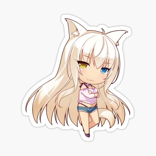 Coconut Nekopara Casual Sticker