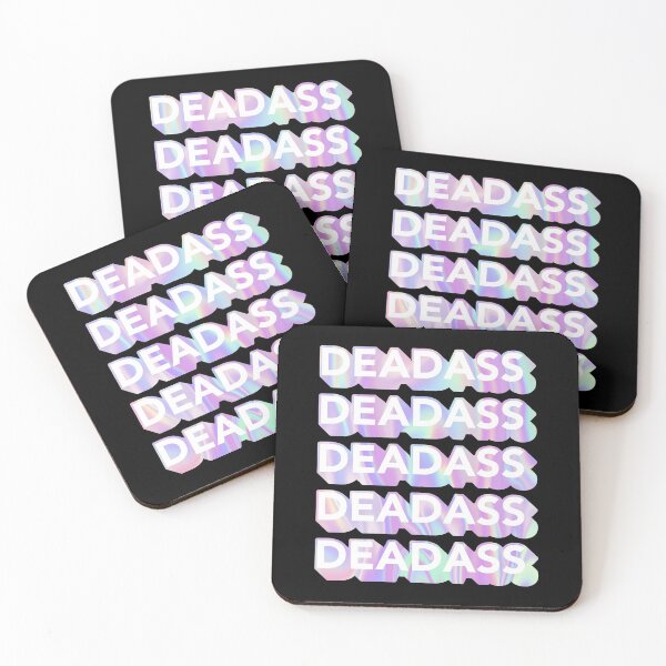 Item preview, Deadass Typography - Iridescent  designed and sold by MOREDANKMEMES.