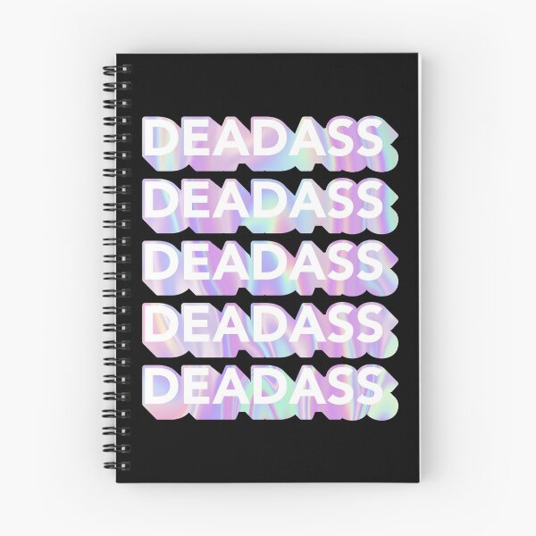 Item preview, Deadass Typography - Iridescent  designed and sold by MOREDANKMEMES.