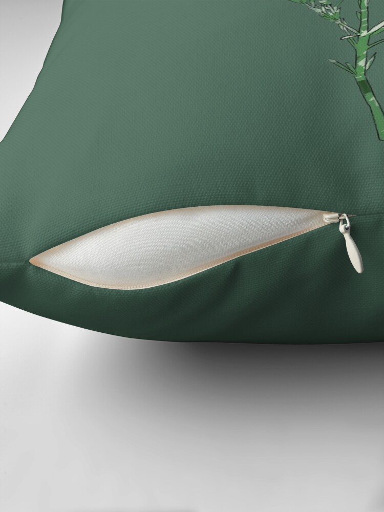 Aperçu 2 sur 4. Coussin avec l'œuvre CITADINE BUCOLIQUE créée et vendue par IsaureEcartfixe.