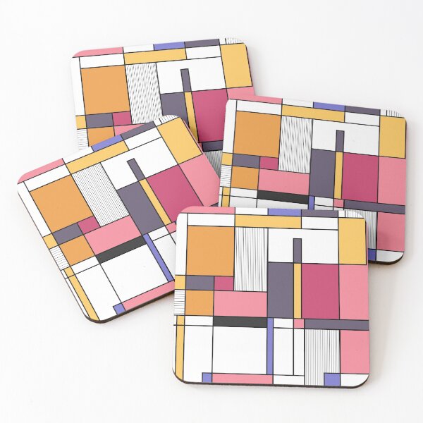 Item preview, Abstract colored shapes and forms designed and sold by mikath.