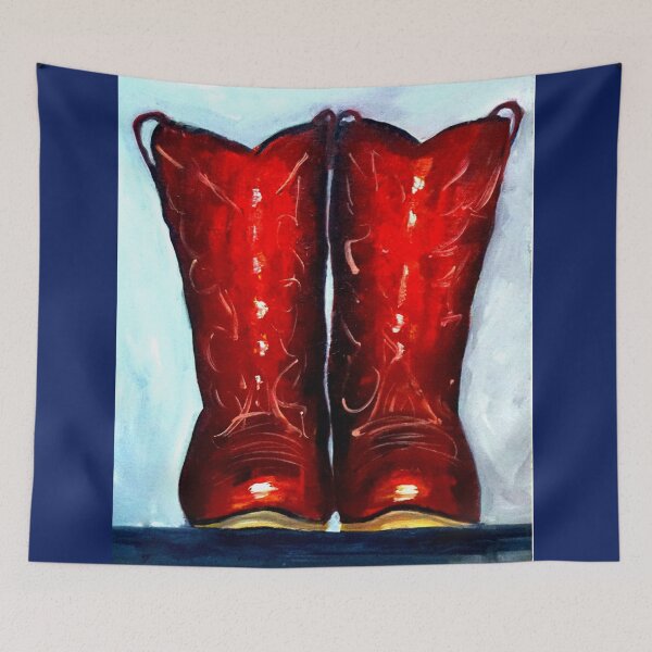 Item preview, Botas vaqueras rojas designed and sold by katy hawk.