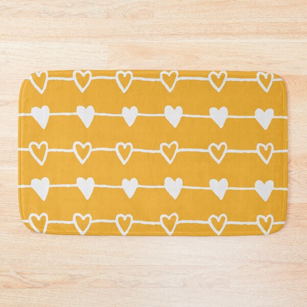 Item preview, Hand Drawn Hearts - Yellow designed and sold by Blue-Banana.