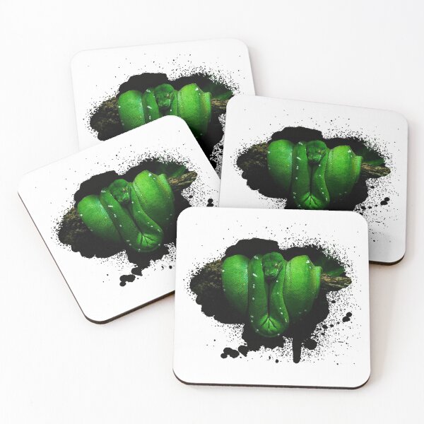 Item preview, Green Tree Python Morelia Viridis Urban Graffiti designed and sold by JRRTs.