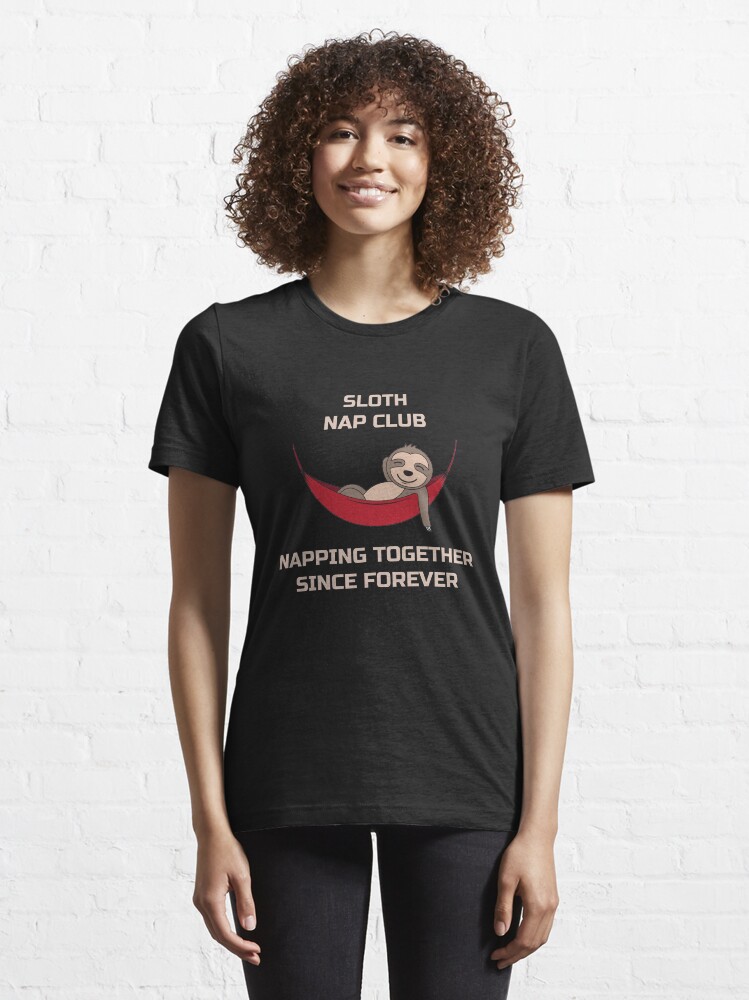 Alternative Ansicht von Sloth Nap Club Napping Together - Funny Team Sloth Essential T-Shirt