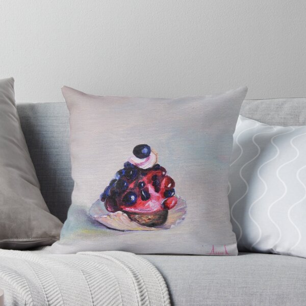 Item preview, Blueberry Cupcake en una envoltura de papel blanco designed and sold by Ranisha.
