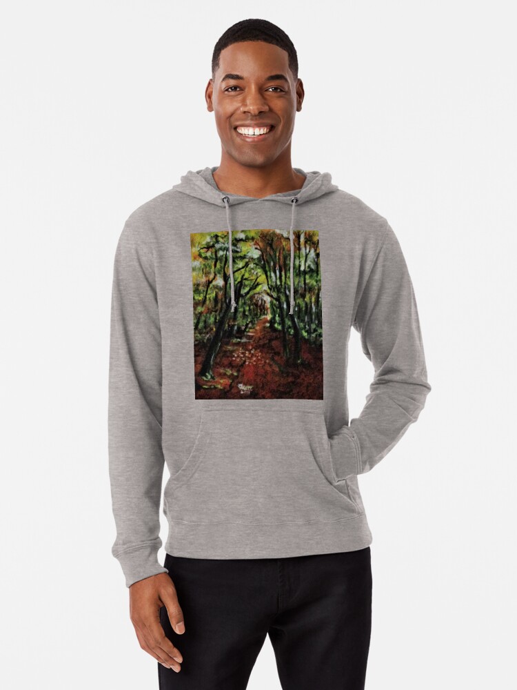 Alternate view of Trees No3. Lightweight Hoodie