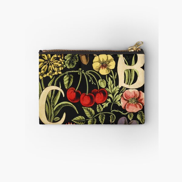 Item preview, The alphabet of flowers and fruit - Letters A, B, C, and D designed and sold by DejaVuStudio.