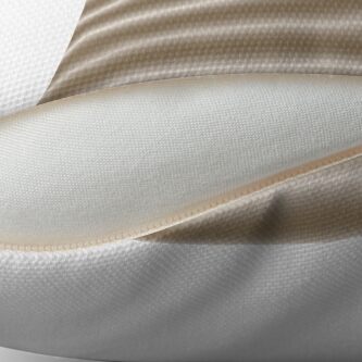 Alternate view of Vibrating Horizontal Bars - Gold Throw Pillow