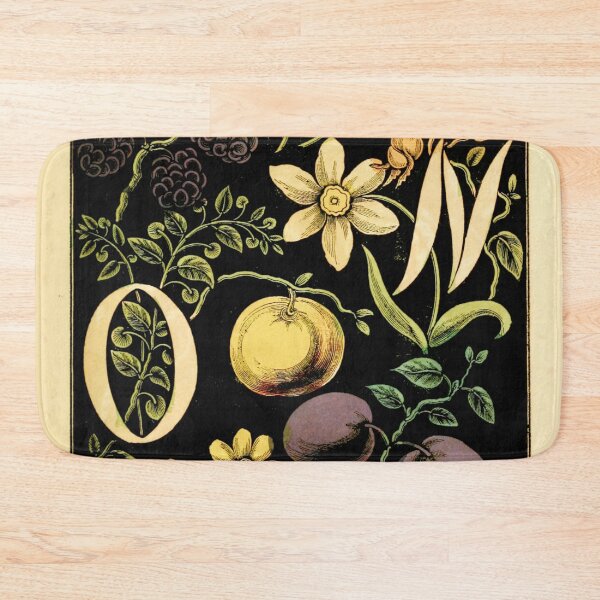 Item preview, The alphabet of flowers and fruit - Letters M, N, O, and P designed and sold by DejaVuStudio.
