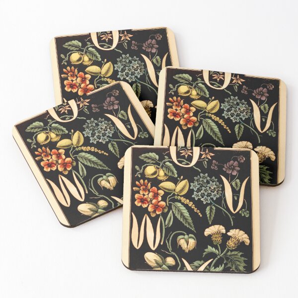 Item preview, The alphabet of flowers and fruit - Letters U, V, W, and X designed and sold by DejaVuStudio.