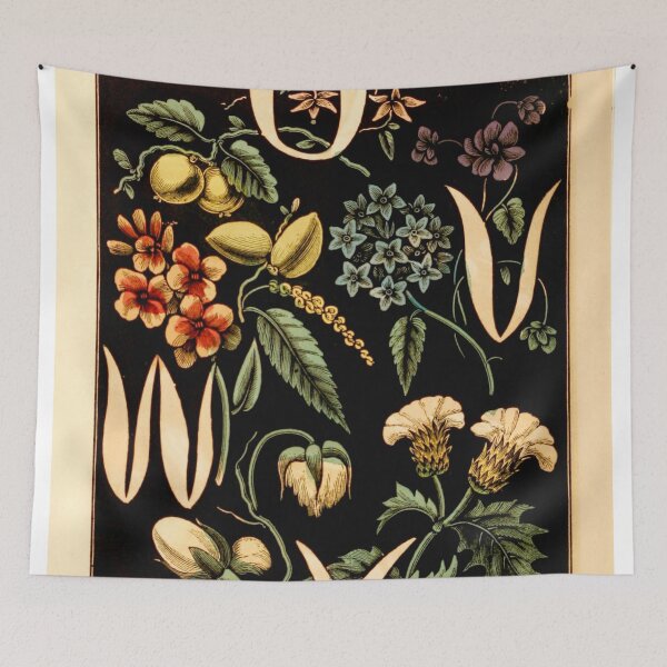 Item preview, The alphabet of flowers and fruit - Letters U, V, W, and X designed and sold by DejaVuStudio.