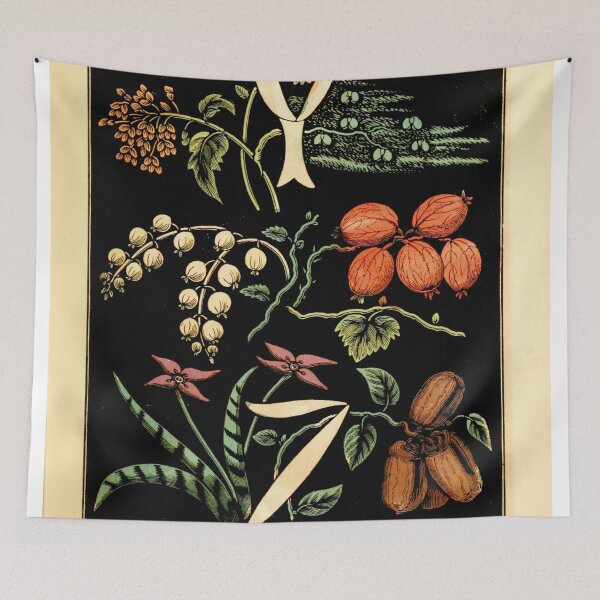 Item preview, The alphabet of flowers and fruit - Letters Y and Z designed and sold by DejaVuStudio.