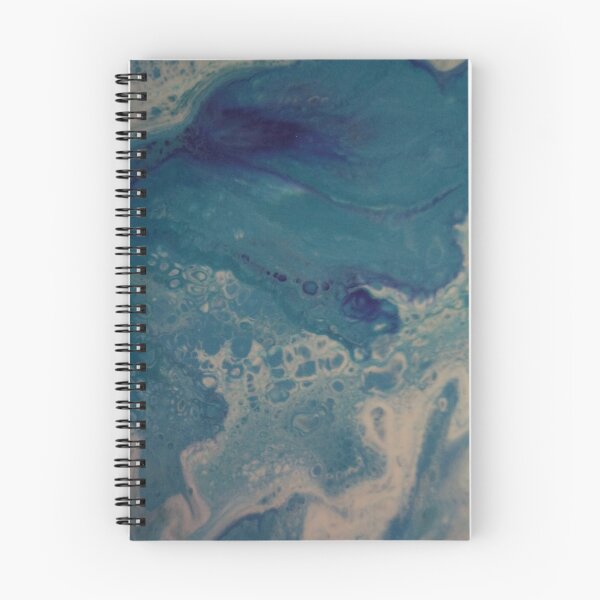 Item preview, Dark Blue And White Abstract Acrylic Art designed and sold by AHobbyAJob.
