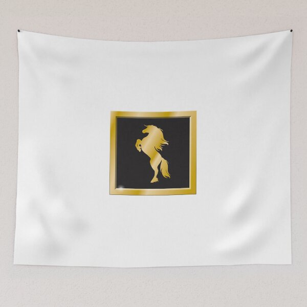 Item preview, Wild stallion in gold frame designed and sold by icebear22.