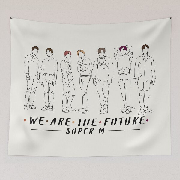 Item preview, SUPER M LINE ART designed and sold by since-dayone.
