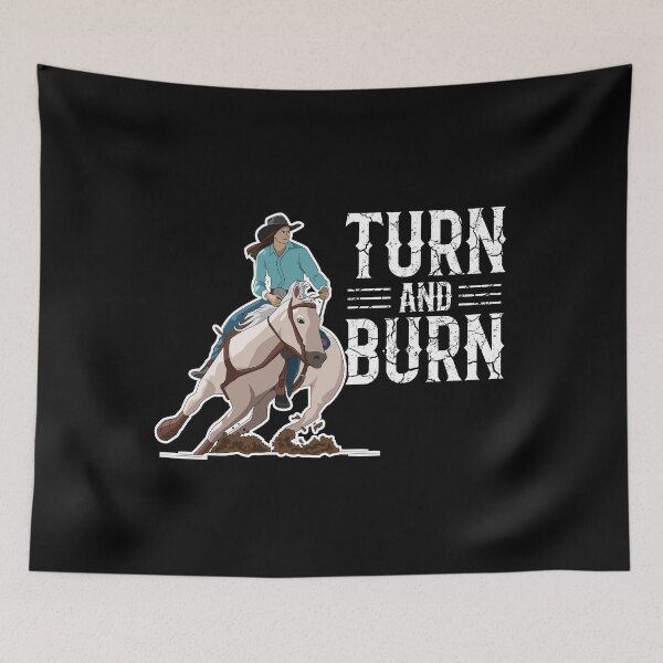 Artikelvorschau, Barrel Racing - Drehen und Brennen entworfen und verkauft von kudostees.